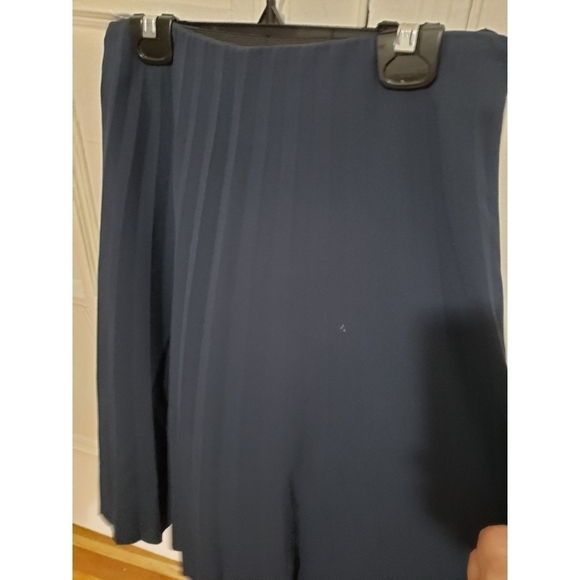 Everlane Navy Pleated skirt - Picture 9 of 10